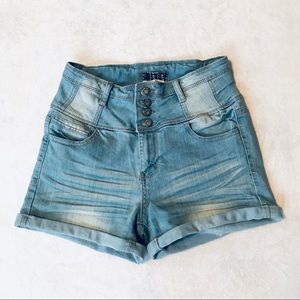 High Waisted Jean Shorts